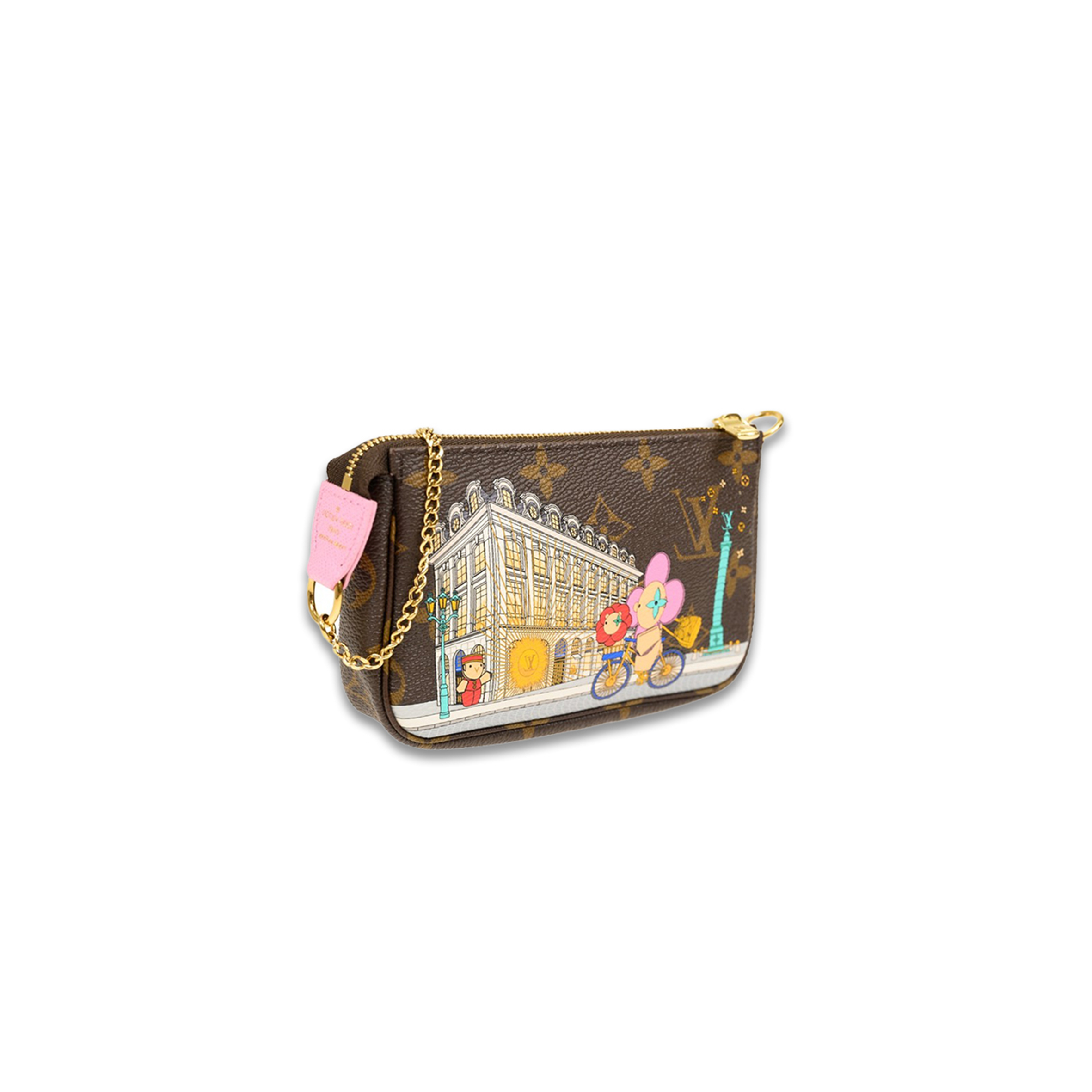 LOUIS VUITTON MASTER MINI DOUBLE ZIP POCHETTE M81760 (15.5*10.5*4cm)